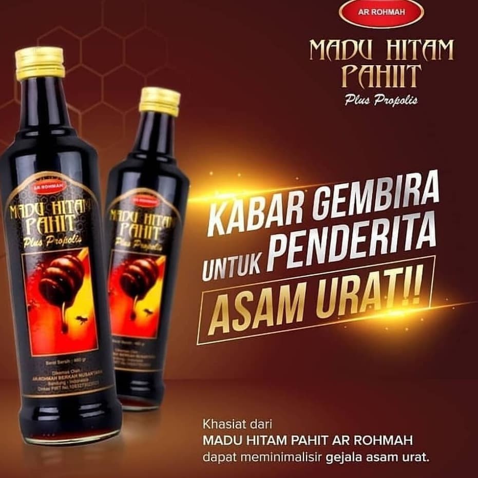 Madu Pahit Plus Propolis Arrohmah 470 gram