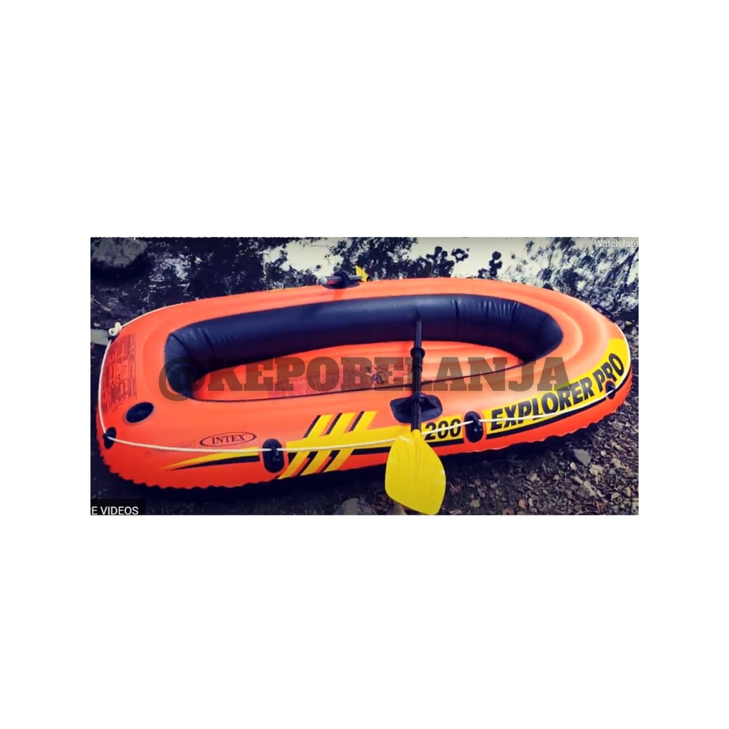 Intex 58357 | Perahu karet kayak explorer pro 200 plus pompa dayung Intex 58357 murah arung jeram