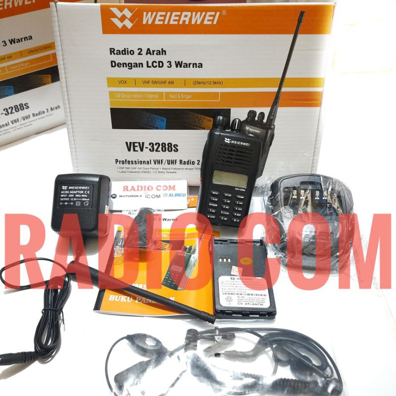 HT WEIRWEI 3288S VHF ORIGINAL / HT SINGLEBAND VHF WEIRWEI 3288S WERWEI VEV 3288S VHF