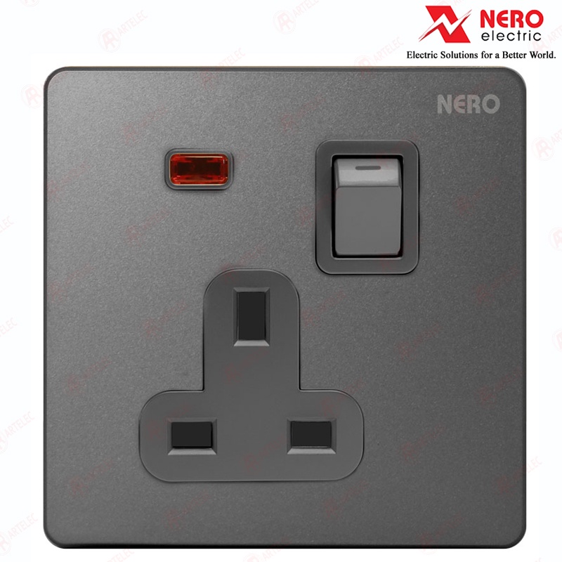 NERO Stop Kontak AC CASA X21311VDGR | X21311VD-GR Grey