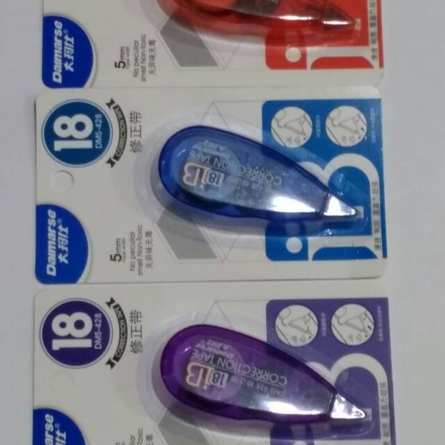 

Correction tape damarse 428 ( 5mm x 18 meter )