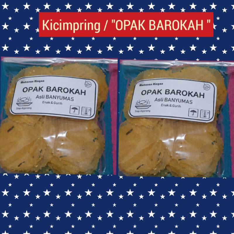 

Opak Singkong barokah mentah asli Banyumas