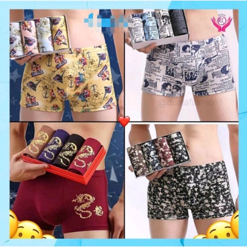 CELANA DALAM PRIA DEWASA BOXER SPORT HIGH QUALITY PREMIUM