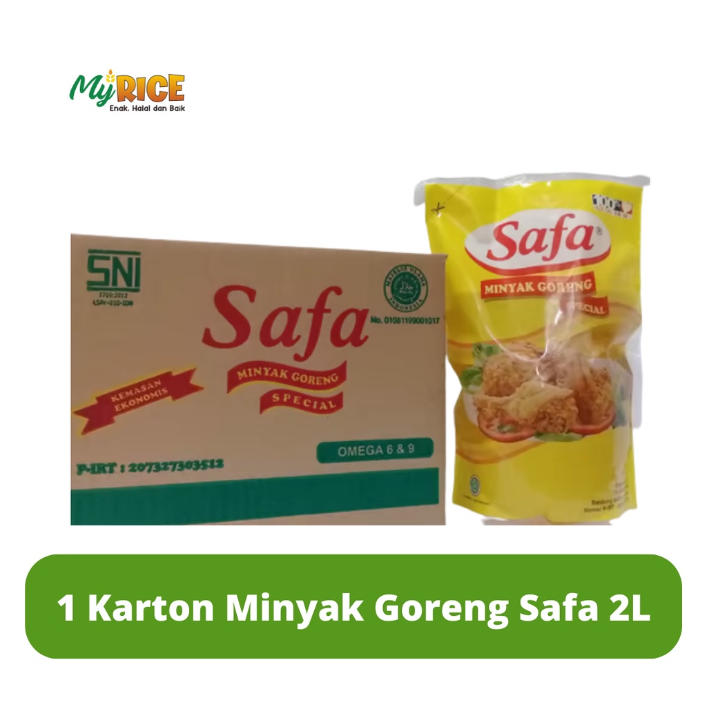 

Satu Karton Minyak Goreng Safa 2L