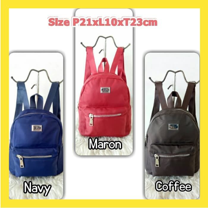 TAS WANITA IMPORT RANSEL MINI KLUM HIGH QUALITY KECIL TRAVELING FS163