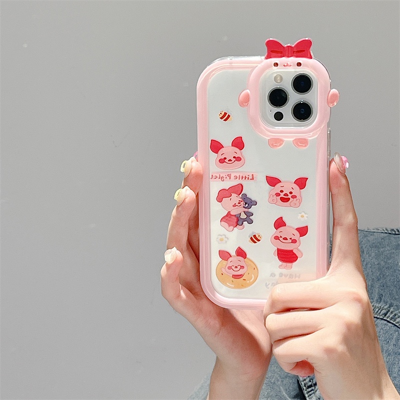 Soft Case Tpu Motif Winnie Pooh Untuk iPhone 14 13 12 11 Pro Max X Xr Xs Max 7 8 6 6s Plus SE 2020