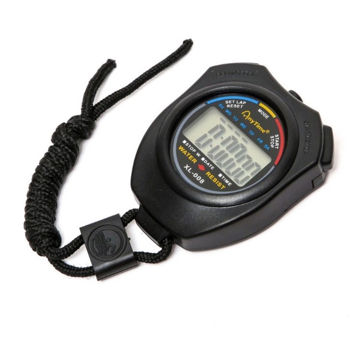 Stopwatch Timer Digital Stop Watch Genggam Digital LCD Sport Olahraga