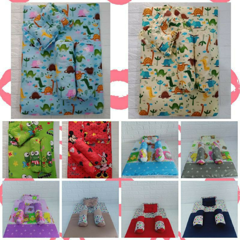 Set Matras Kasur Lipat Bayi Bagus / Kasur Bayi Murah / Kasur Bayi Karakter