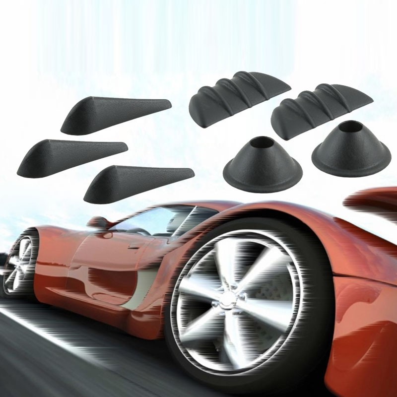 10 Pcs Car Windproof | Peredam Suara Angin Mobil | Fairing Body Kit