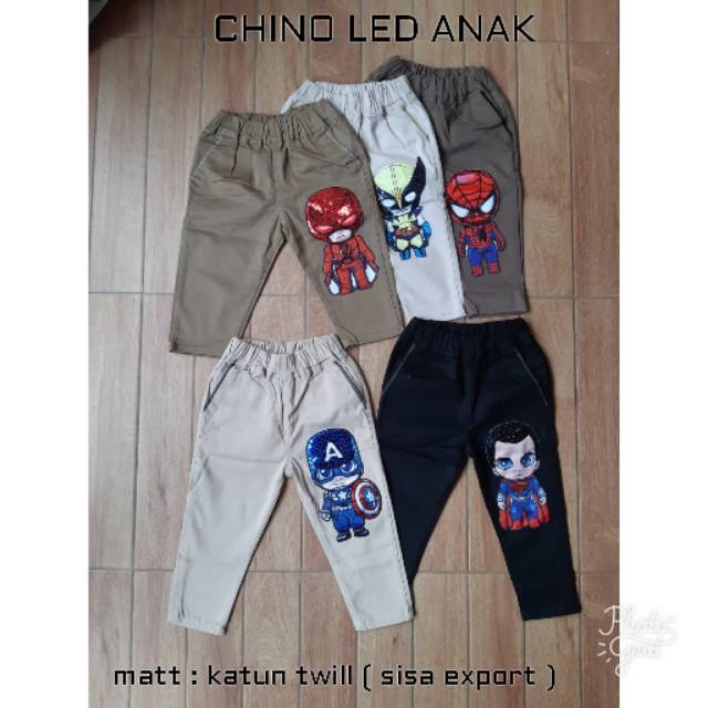 CHINO LED ( NYALA ) ANAK / CHINO ANAK