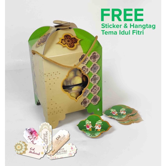 

Bf31Gf Parsel Ramadan Model Masjid Parcel Lebaran / Hampers Toples / Dus Kue Gdf601