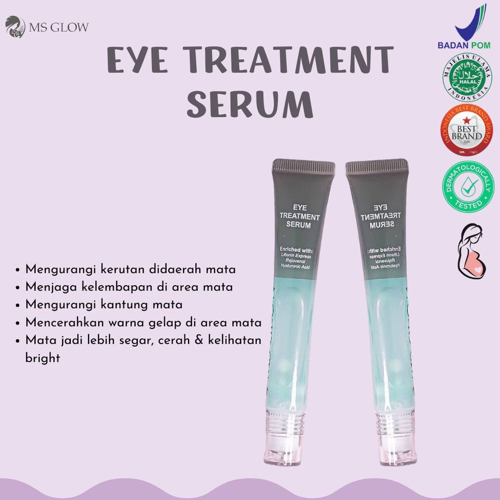 MS GLOW EYE TREATMENT SERUM / EYE CREAM MS GLOW