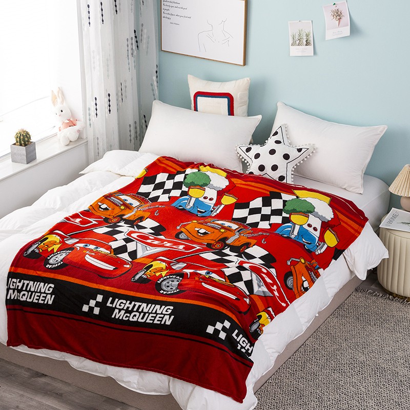 COD - HK - Selimut Karakter Bulu Halus Jumbo 150x200cm - Selimut Jumbo Doraemon Import-Cars