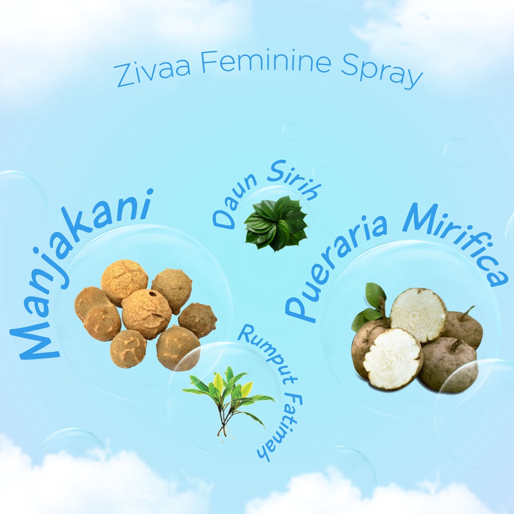 ZIVAA Feminine Spray Perawatan Kewanitaan Rapet Perawatan Miss V