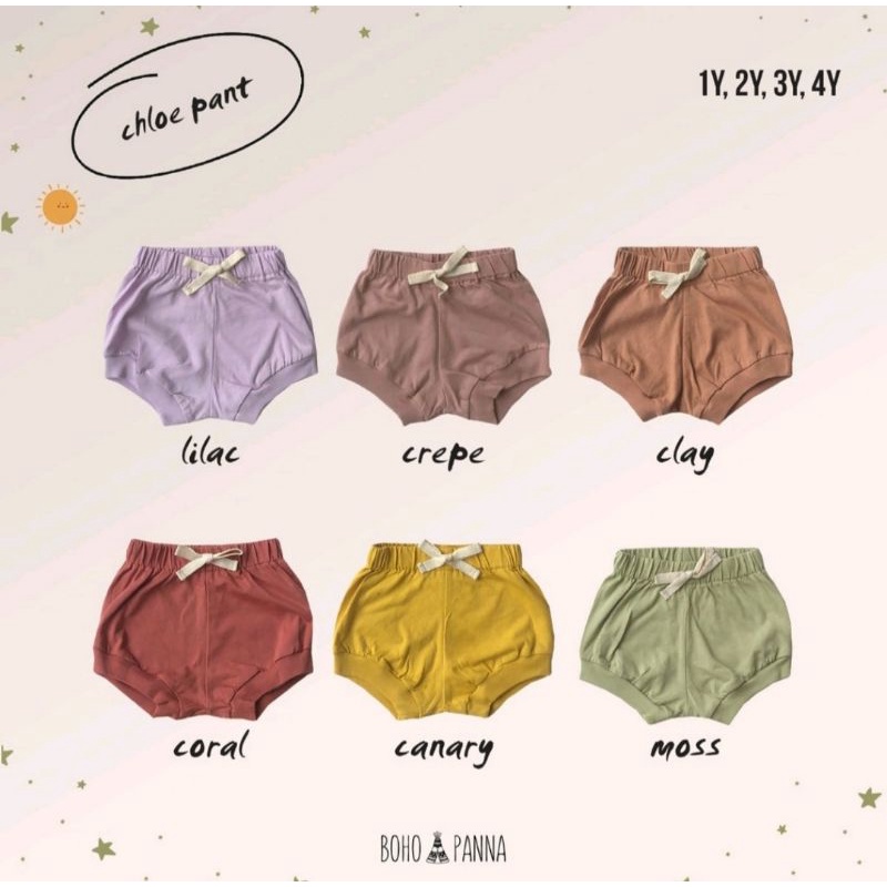 BOHOPANNA - Chloe Pants Bohobaby (Celana Pendek Anak)