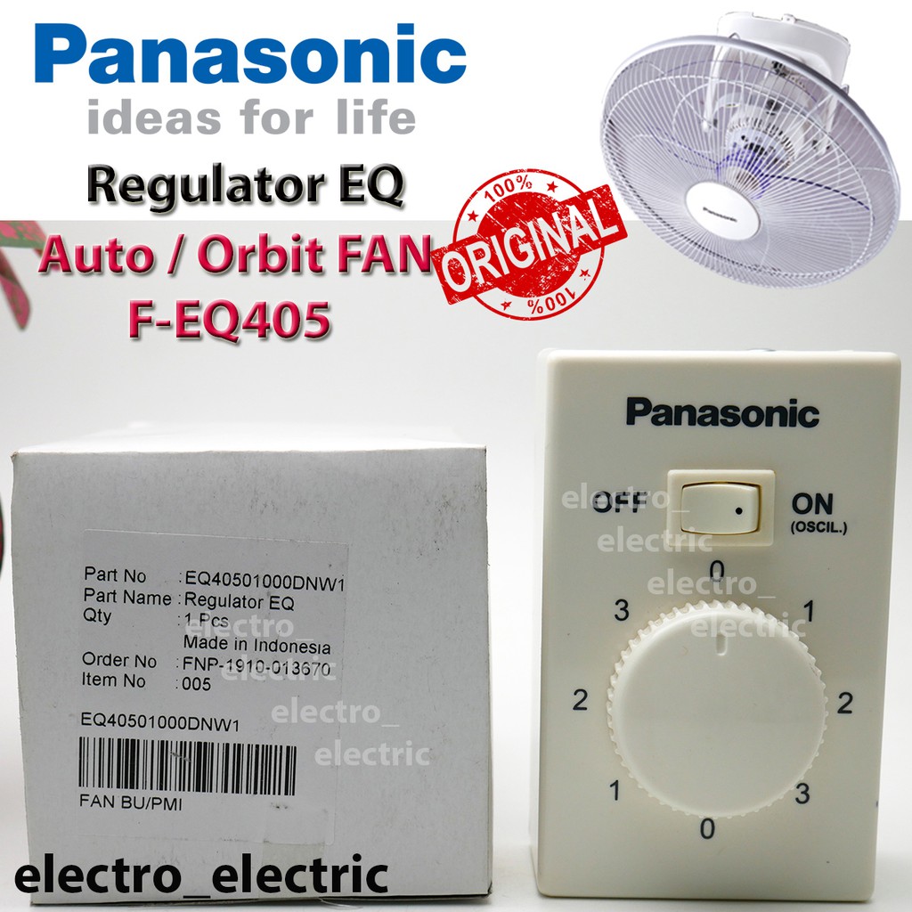 Regulator Auto Fan Orbit Fan Panasonic