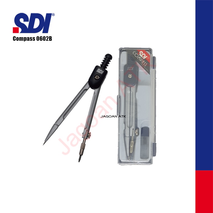 

Jangka Matematika Besi High Quality / Mathematical Compass SDI 0602B