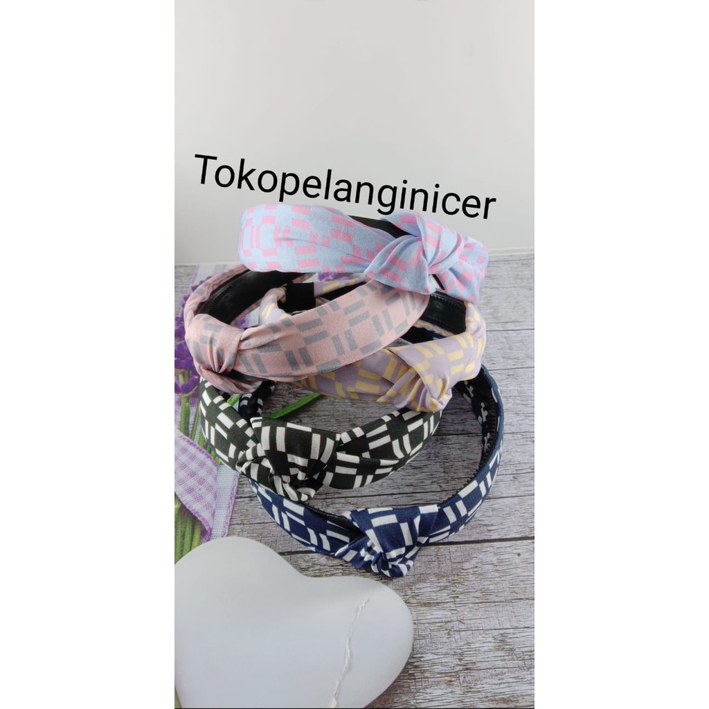 Satuan /Bando korea /BandoPremium Cantik Elegan Terbaru Headband Silang Simpul