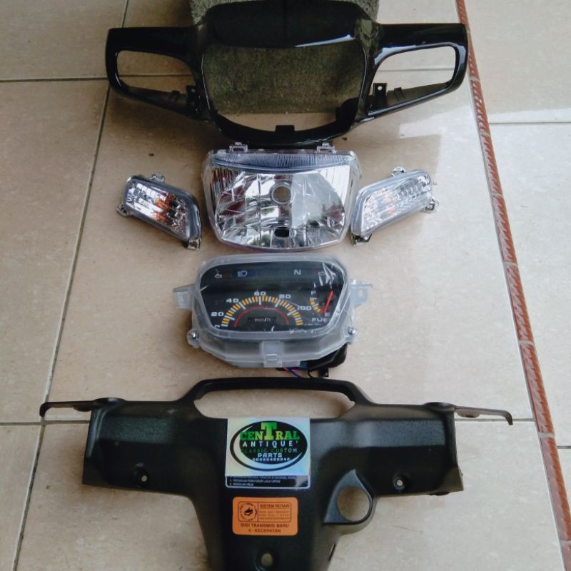 paket batok totok stang stir setir honda astrea legenda 2 set spedometer spedo grand legenda