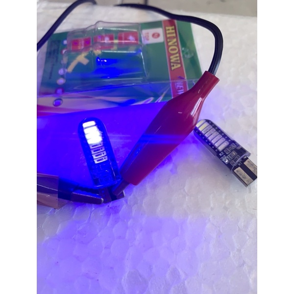 Lampu Senja T10 12 Volt 16 Led Nyala 4 Warna