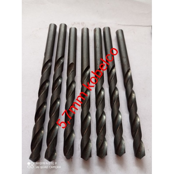 mata bor baja ringan mata bor besi kobelco 5,7mm