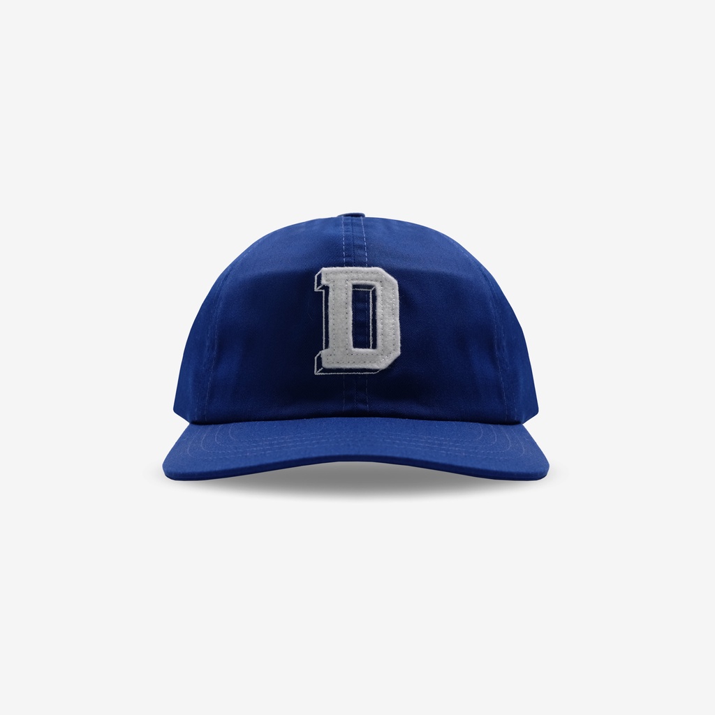 Badger Hat D Initial Blue