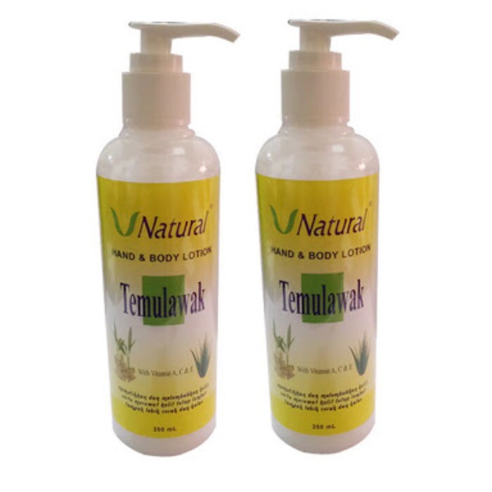 

New V NATURAL BODY LOTION TEMULAWAK BPOM