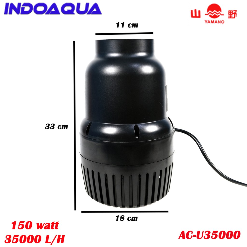 INDOAQUA - Pompa Kolam Ikan Yamano ACU 35000 Water Pump Sirkulasi 35000 LH