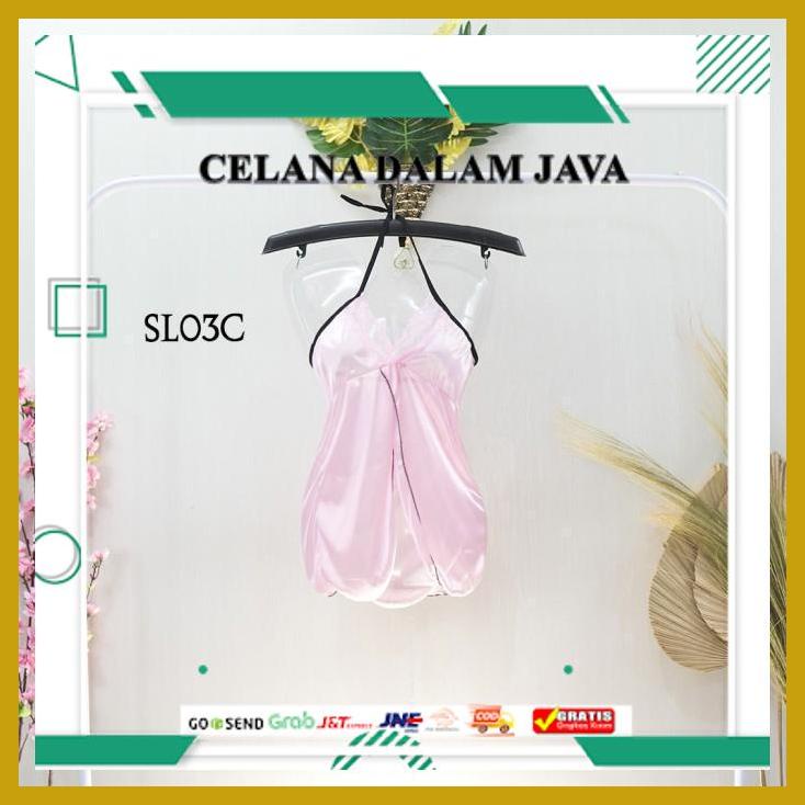 TERMURAH SEXY LINGERIE WOMAN BABYDOLL DRESS SLEEPWEAR BAJU TDR LACE SEKSI SL03B BAHAN BERKELAS