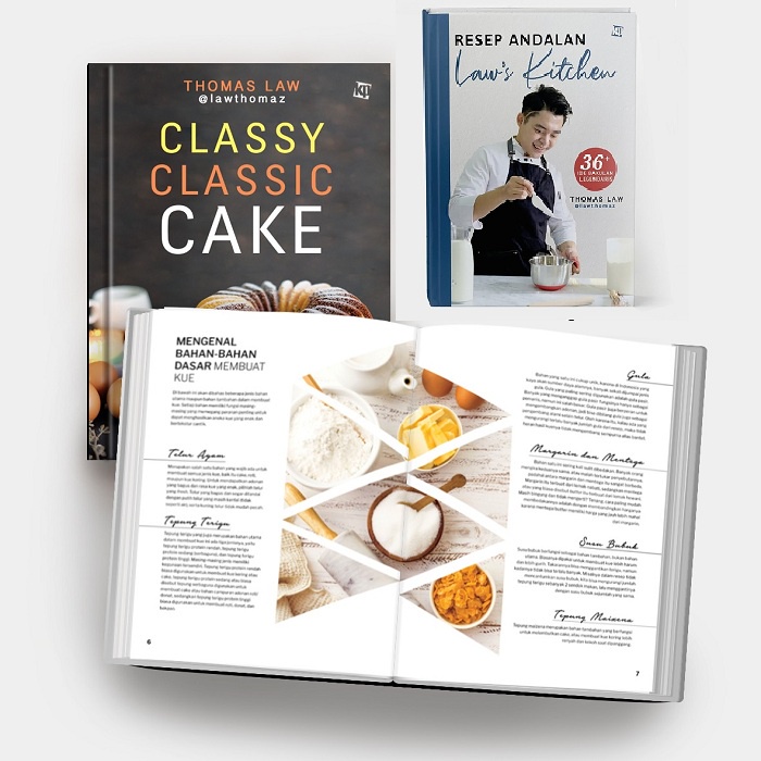 Ready Stok  Buku Resep Andalan Law's Kitchen - Classy Classic Cake By Thomas Law (@lawthomaz)
