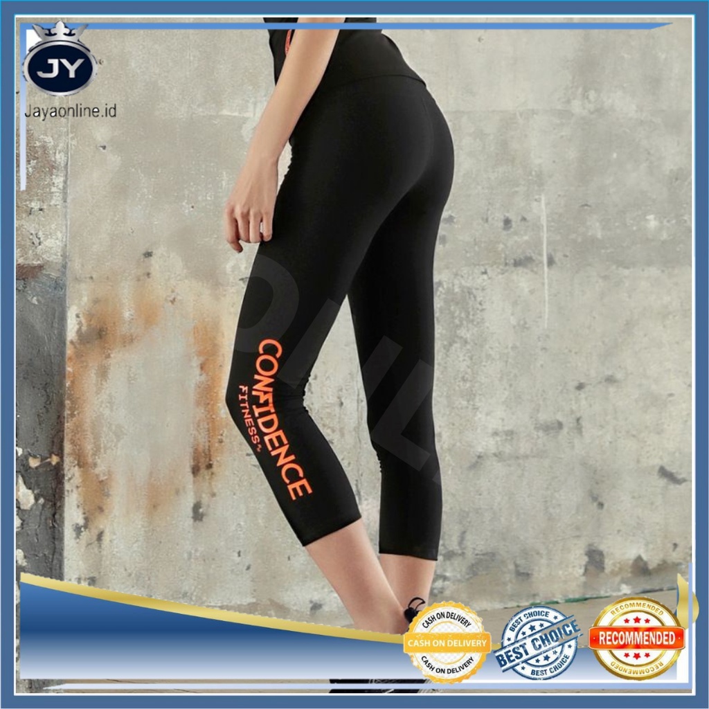 JY Legging A18 Leggings Sport Wanita Celana Olahraga Running Kualitas Premium Celana Fitness Gym Jegging Panjang Yoga Sport Import