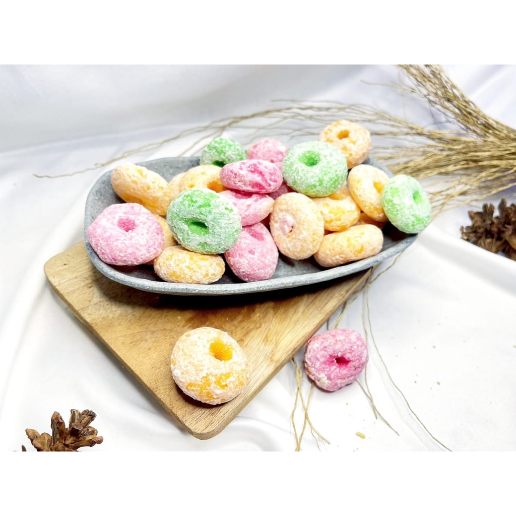 DONAT GABUS WARNA WARNI 200gr