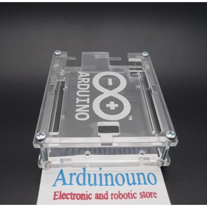 Transparent Box Case acrylic case Arduino UNO with logo good quality