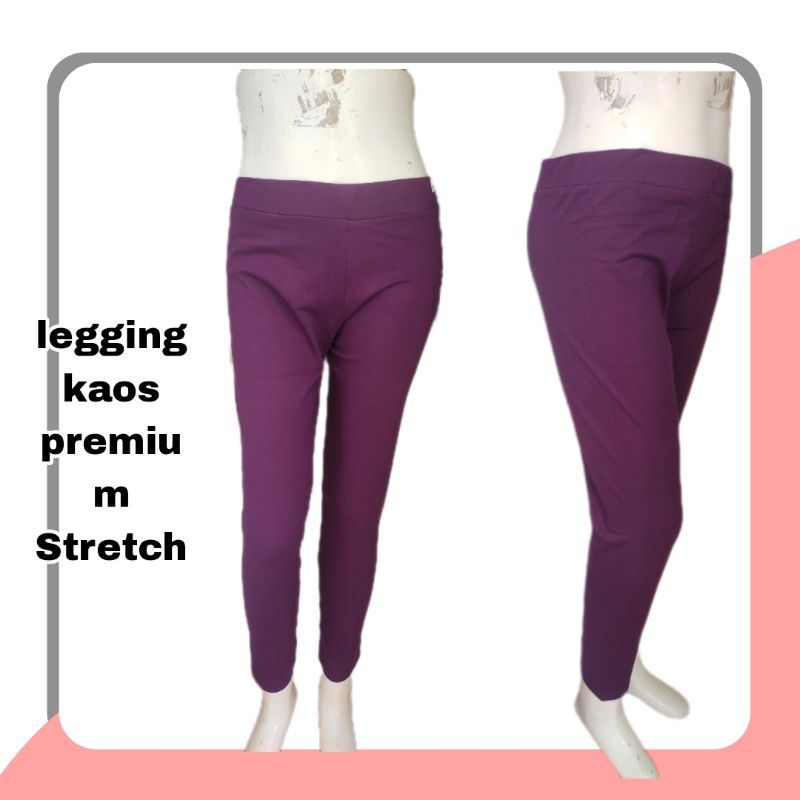 LEGGING KAOS PREMIUM PANJANG WANITA JUMBO legging kaos panjang stretch wanita besar bigsize premium legging kaos dalaman Daleman legging import wanita fashion perempuan cewek cewe terbaru terkini nyaman skinny