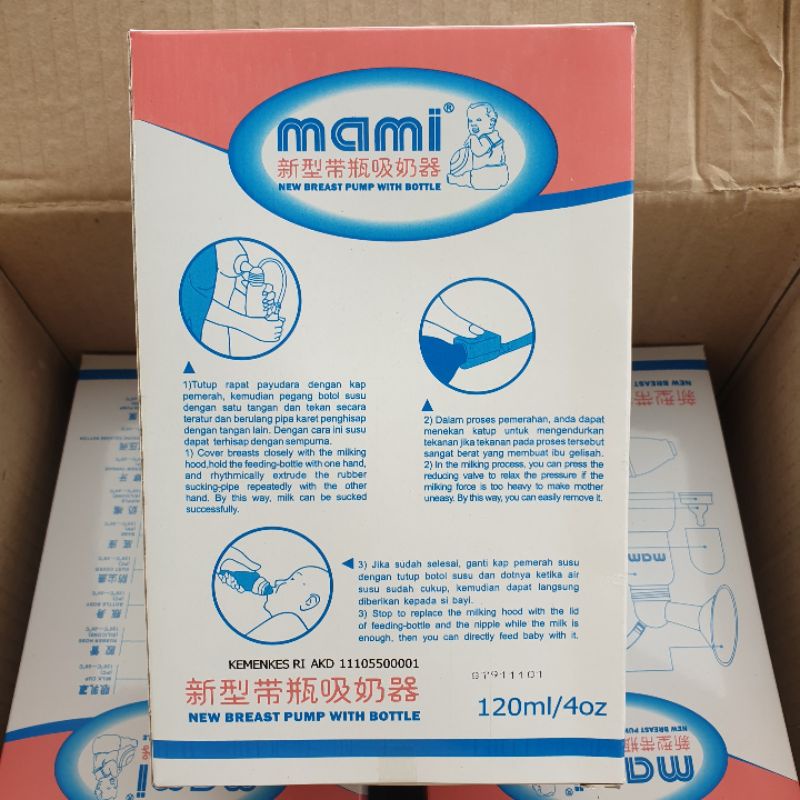 Pompa Asi Manual Breast Pump Plus Botol Pompa Susu