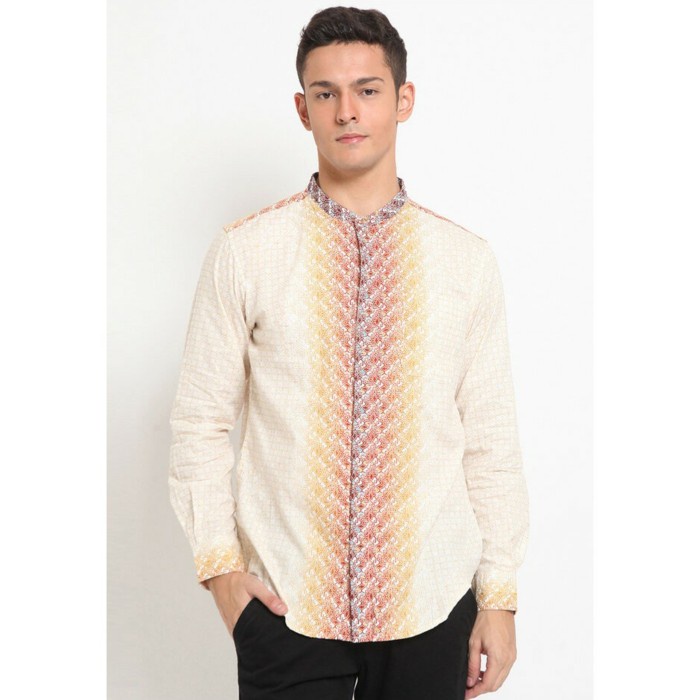 POLICE DENIM - BAJU KOKO PRIA ORIGINAL - Koko Long Sleeve Shirt