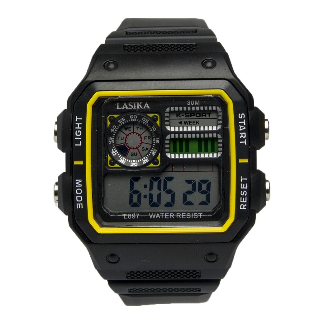 Jam Tangan Digital Sport Lasika 897M Original Tahan Air