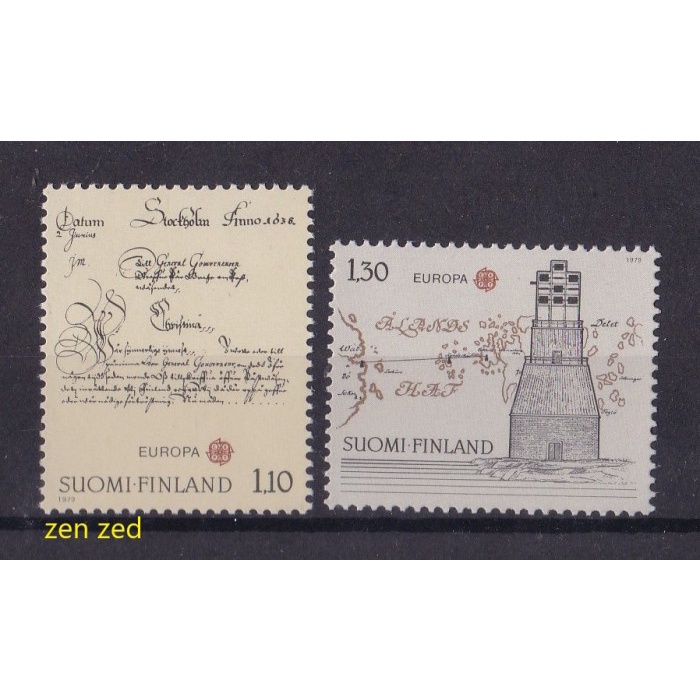 

0139 Perangko Finlandia 1979 EUROPA Stamps 2v Mnh