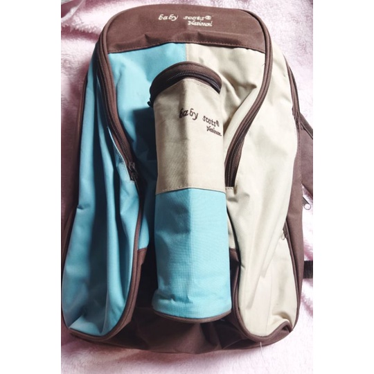 [preloved] Ransel Diaper Bag Baby Scots plus Tempat termos minus