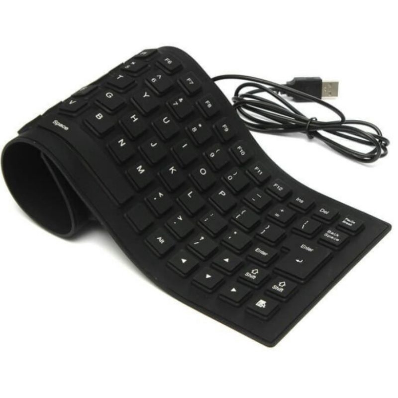 keyboard usb plexsibel karet keyboard karet