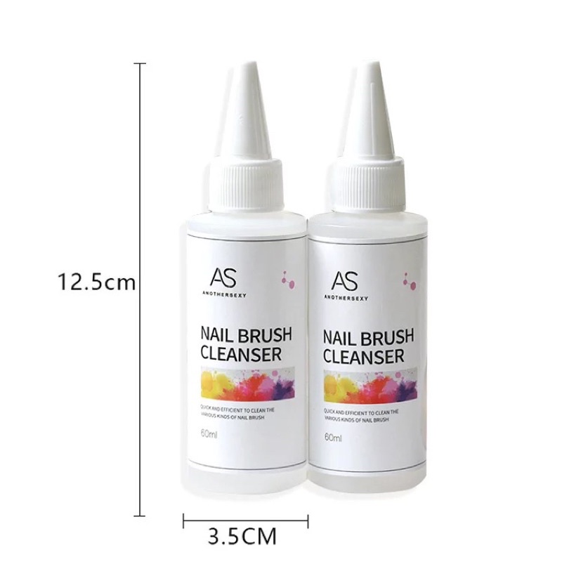 AS BRUSH CLEANSER 60ml Pembersih Brush Nail Art