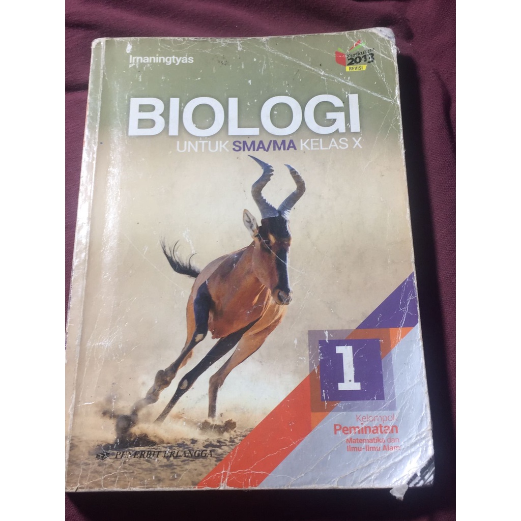 Buku Biologi kelas 10 SMA Erlangga