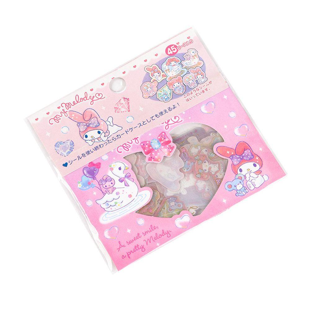 Lanfy Stiker PVC Cute Diary Alat Tulis Gadis Mainan Hadiah Kuromi KT Kucing Perlengkapan Sekolah Alat Tulis Kartun Hias Tongkat