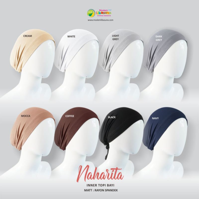 Ciput Naharita by Libasuna / CIput Hijab / Dalaman Hijab / Ciput Tali / Libasuna Ori / Moslem Libasu