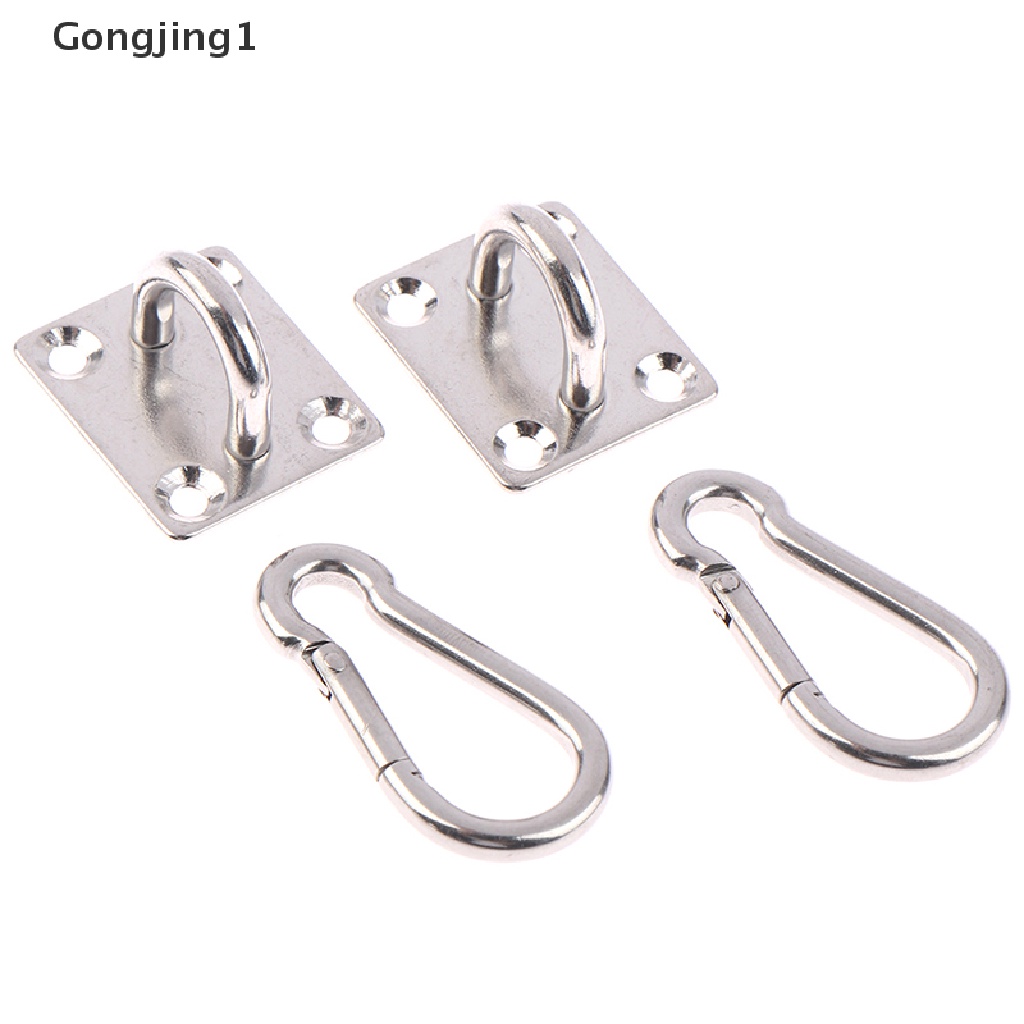 Gongjing1 2 Set Kait Bentuk U Multifungsi Bahan Stainless Steel