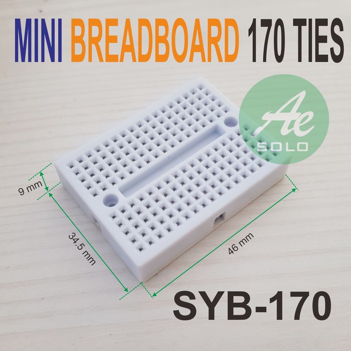 Jual PB-05 Mini Solderless Breadboard SYB-170 Arduino | Shopee Indonesia