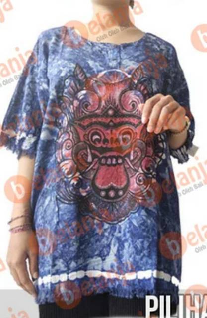 Promo...!!!  Blouse santai Bali pria wanita besar