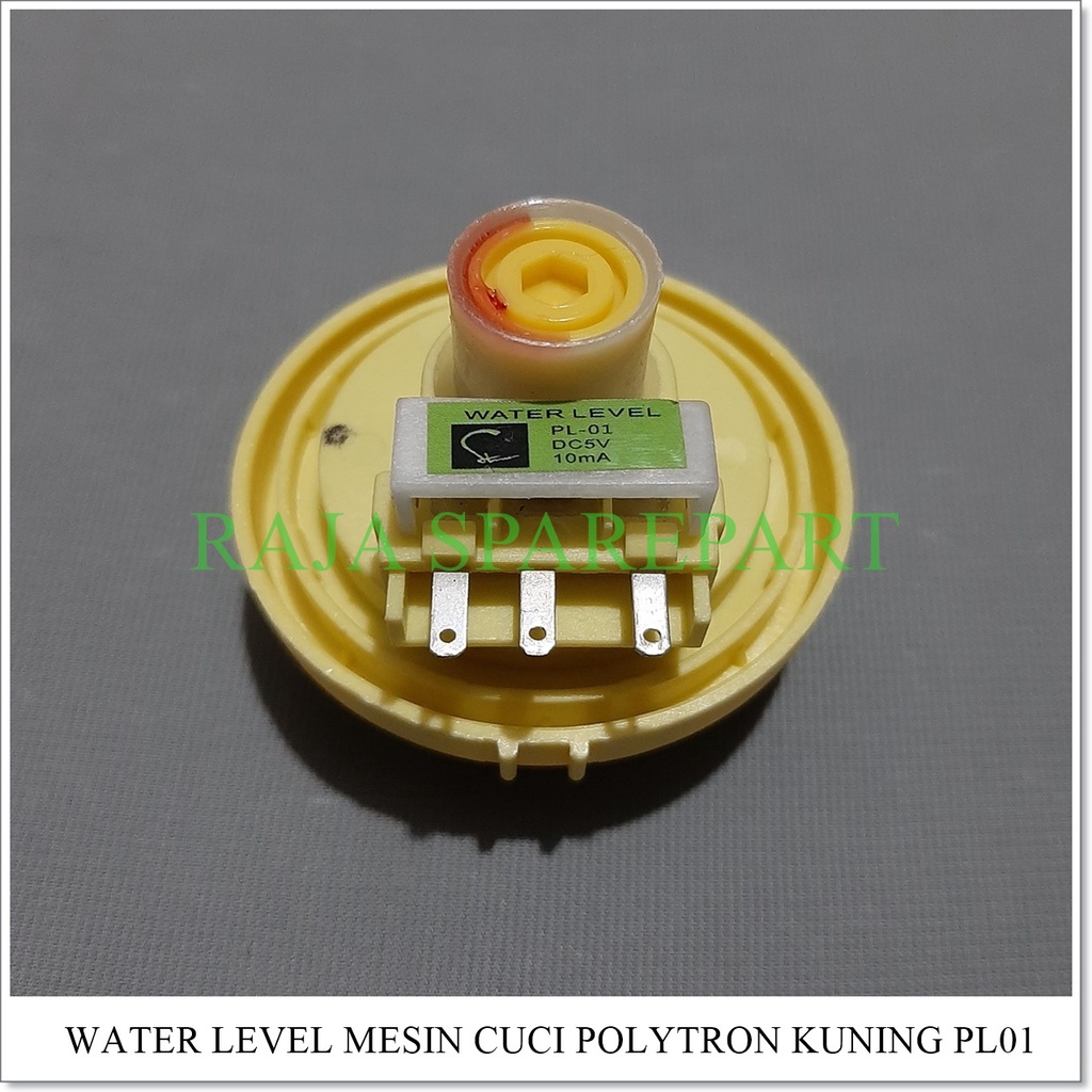 Water Level Mesin Cuci Polytron Zeromatic Top Loading (Bukaan Atas) Kuning