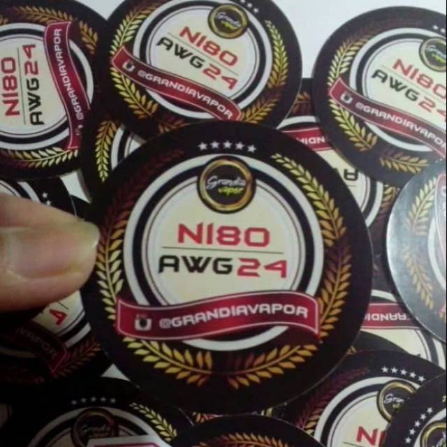 

Stiker Label Pomade