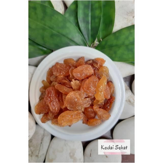 250gr Kismis Golden Raisin premium (lebih manis, segar, tidak begitu masam)